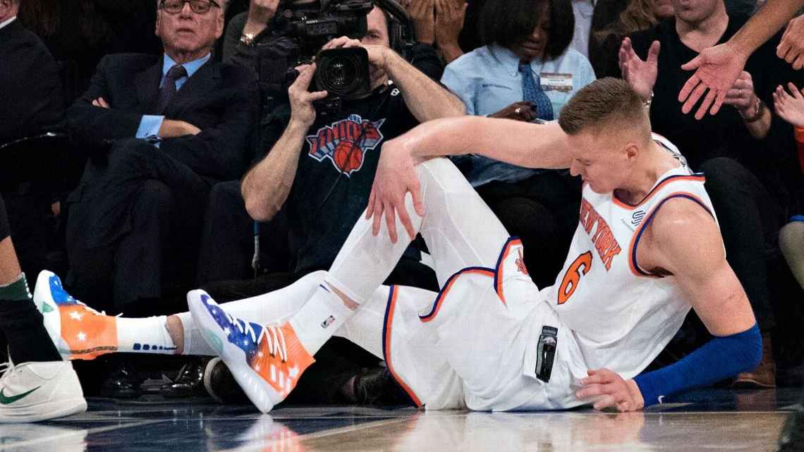 Kristaps Porzingis Tears ACL in His Left Knee Out Until 2019 Season