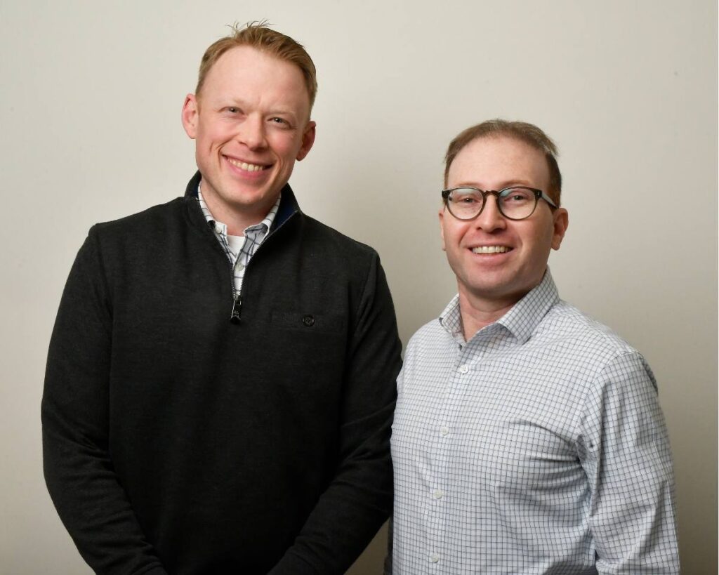 Brett Spain, DO and patient Image of Brett Spain, DO and his patient